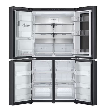 LG FRIDGE INSTAVIEW 671L ESSENCE BLACK STEEL FRIDGE - CompuGhana