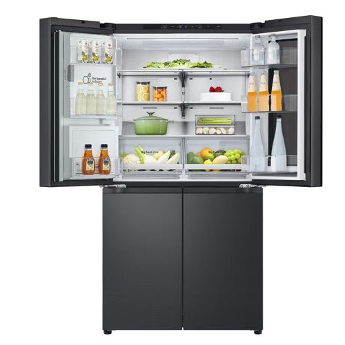 LG FRIDGE INSTAVIEW 671L ESSENCE BLACK STEEL FRIDGE - CompuGhana