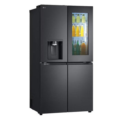 LG FRIDGE INSTAVIEW 671L ESSENCE BLACK STEEL FRIDGE - CompuGhana