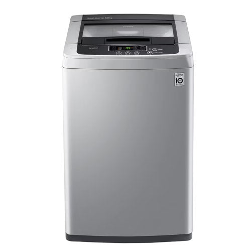 LG 8KG SMART INVERTER TOP LOAD WASHING MACHINE SILVER - CompuGhana