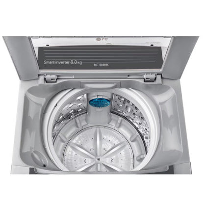LG 8KG SMART INVERTER TOP LOAD WASHING MACHINE SILVER - CompuGhana