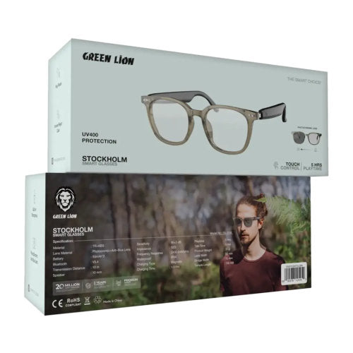 GREEN LION URBAN VISION SMART EYEWEAR BLACK