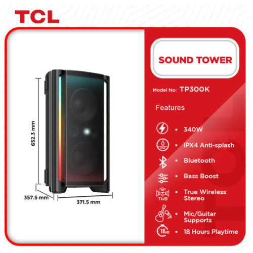 TCL 340W TP300K SOUND TOWER
