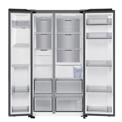 SAMSUNG 635L 2 DOOR FRIDGE + DISPENSER MATT DOI METAL REFRIGERATOR