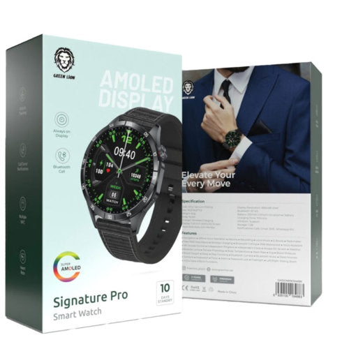 GREEN LION SIGNATURE PRO MART WATCH BLACK