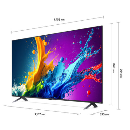 LG 65'' QNED 65QNED80T6B 4K UHD SMART TELEVISION