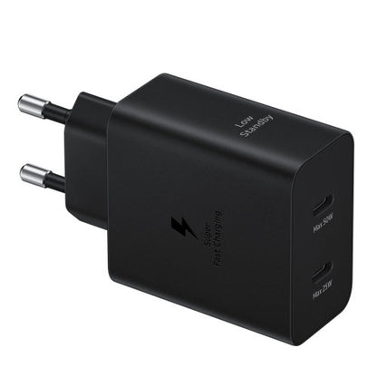 SAMSUNG 50W POWER ADAPTER DUO CABLE USB-C 1.8M BLACK