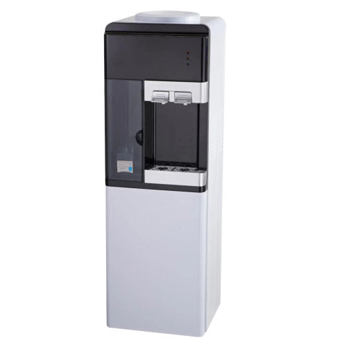 NASCO WATER DISPENSER + CABINET 2 TAPS NAS-YD275-W BLACK & SILVER