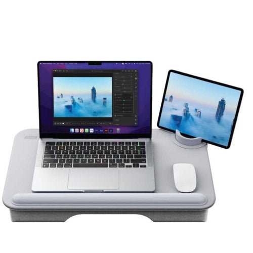 GREEN LION MULTIFUNCTIONAL LAPTOP DESK GRAY - CompuGhana