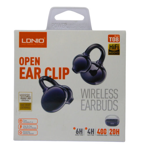 LDNIO  T08 WIRELESS EARBUDS EAR CLIP