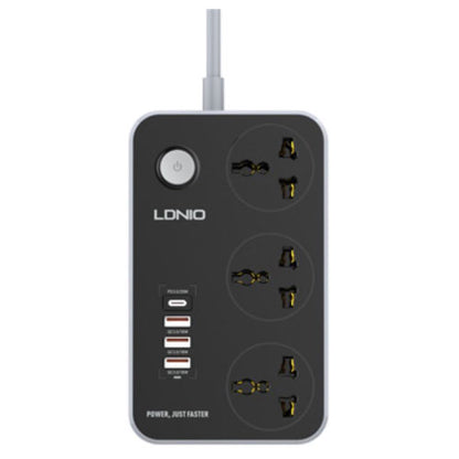 LDNIO UNIVERSAL 3 PORTS + 4 USB POWER SOCKET