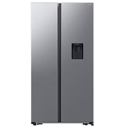 SAMSUNG  578L SIDE BY SIDE + WATER DISPENSER FRIDGE- SILVER