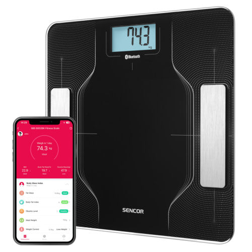 SENCOR SBS 8002BK SMART PERSONAL FITNESS SCALE