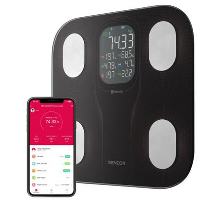 SENCOR SBS 9002BK SMART PERSONAL FITNESS SCALE - CompuGhana