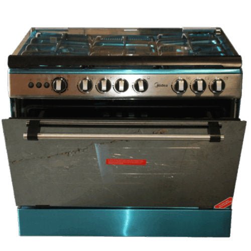 MIDEA 90x60 INOX - GRILL GAS COOKER SILVER - CompuGhana