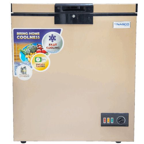 NASCO 138L NAS - 175FL - G CHEST FREEZER - GOLDEN - CompuGhana