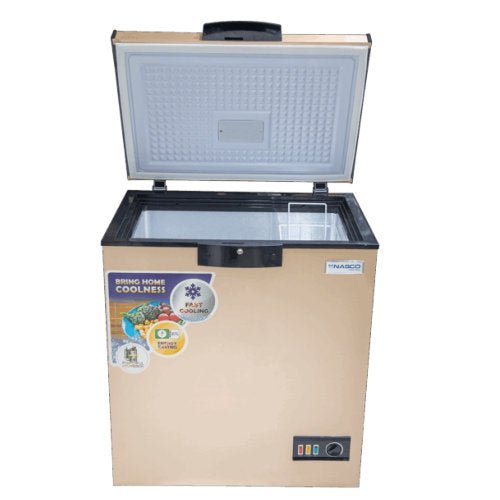 NASCO 138L NAS - 175FL - G CHEST FREEZER - GOLDEN - CompuGhana