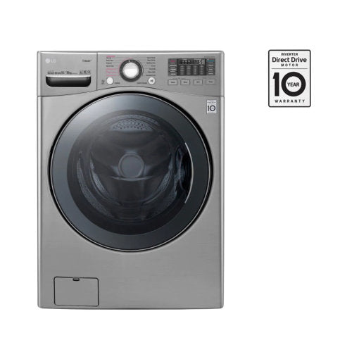 LG Front Load (Wash & Dry)Washing Machine 16/10kg, Silver, Inverter Direct Drive Motor, TurboWash, TrueSteam, Smart ThinQ