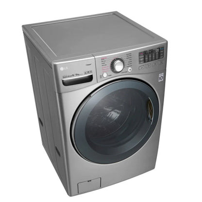 LG Front Load (Wash & Dry)Washing Machine 16/10kg, Silver, Inverter Direct Drive Motor, TurboWash, TrueSteam, Smart ThinQ