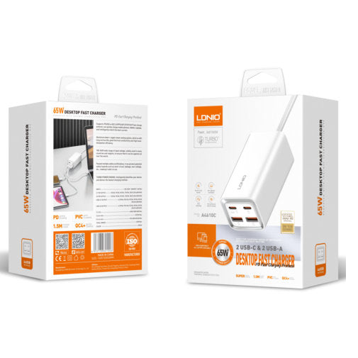 LDNIO A4610C DESKTOP FAST CHARGER 65W
