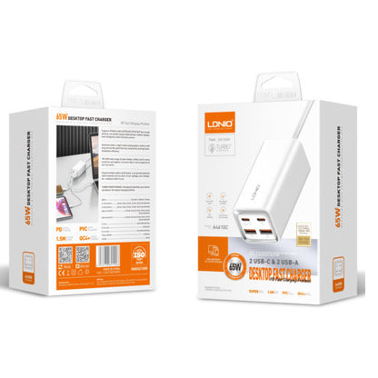 LDNIO A4610C DESKTOP FAST CHARGER 65W