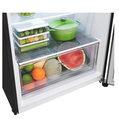 LG GN-B392PXGB  395L TOP FREEZER FRIDGE - BLACK