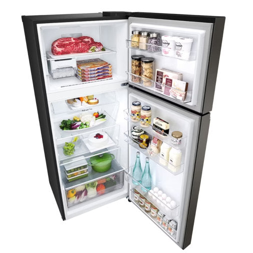 LG GN-B392PXGB  395L TOP FREEZER FRIDGE - BLACK