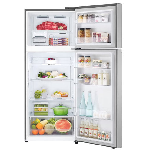 LG GN-B392PLGB 395L TOP FREEZER FRIDGE SILVER