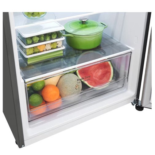 LG GN - B392PLGB 395L TOP FREEZER FRIDGE SILVER - CompuGhana