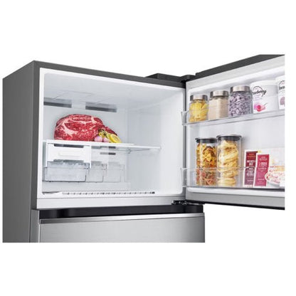 LG GN - B392PLGB 395L TOP FREEZER FRIDGE SILVER - CompuGhana