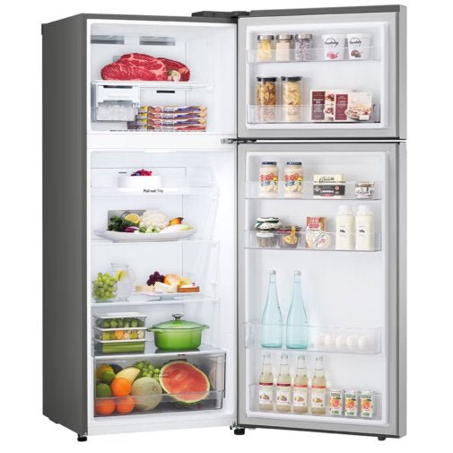 LG GN - B392PLGB 395L TOP FREEZER FRIDGE SILVER - CompuGhana