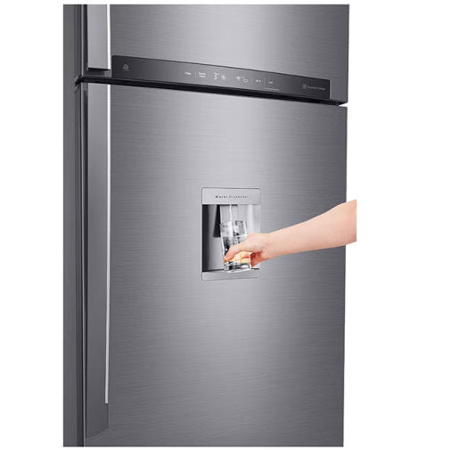 LG  GL-C682HLCL  473L DOUBLE DOOR + DISPENSER FRIDGE - SILVER