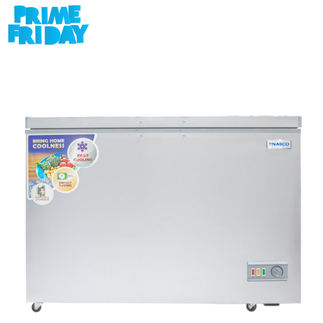 NASCO NAS-425FL 318 LTR CHEST FREEZER SILVER