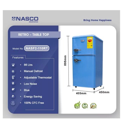 NASCO FRIDGE NASF2 - 110RT 86L - CompuGhana