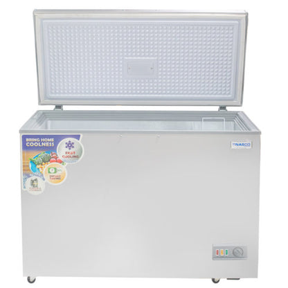 NASCO NAS-425FL 318 LTR CHEST FREEZER SILVER