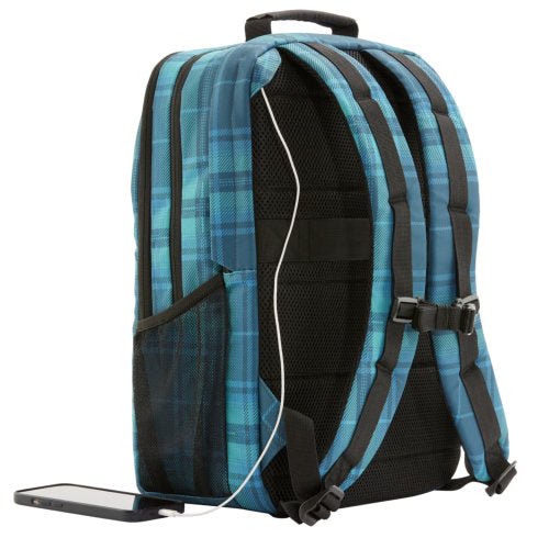 HP CAMPUS XL TARTAN PLAID BACKPACK GREEN - CompuGhana