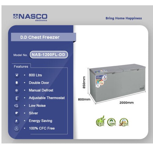 NASCO 800 LTRS CHEST FREEZER - CompuGhana