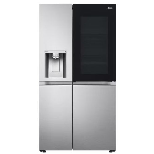 LG 668L INSTAVIEW SIDE BY SIDE  FRIDGE SILVER