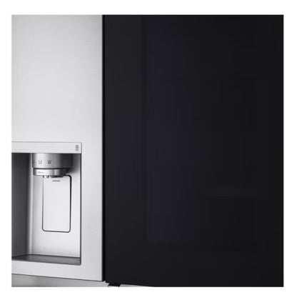 LG 668L INSTAVIEW SIDE BY SIDE  FRIDGE SILVER