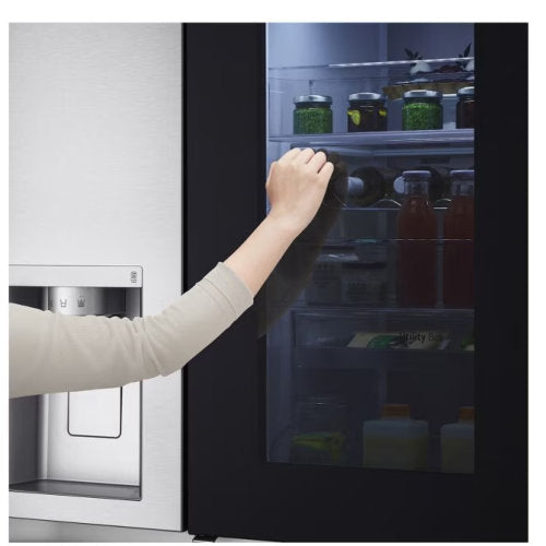 LG 668L INSTAVIEW SIDE BY SIDE  FRIDGE SILVER