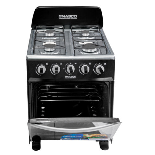 NASCO 4 BURNERS GAS COOKER OVEN