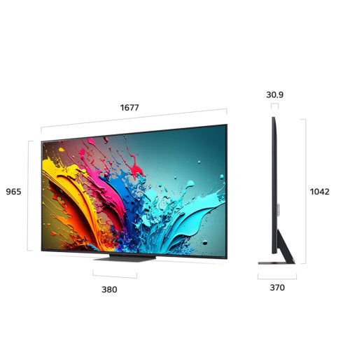 LG QNED 75QNED86T6A 4K TELEVISION