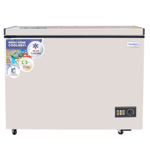 NASCO NAS-400FL-G 288L CHEST FREEZER - GOLDEN