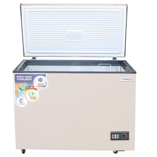 NASCO NAS-400FL-G 288L CHEST FREEZER - GOLDEN