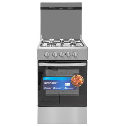 MIDEA 50X50 4 BURNERS GAS COOKER WITH GRILL