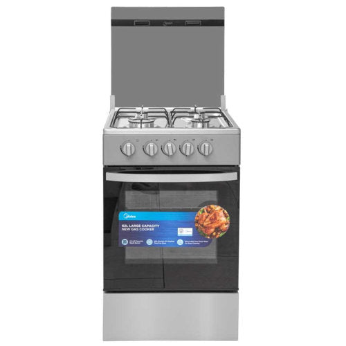MIDEA 50X50 4 BURNERS GAS COOKER WITH GRILL