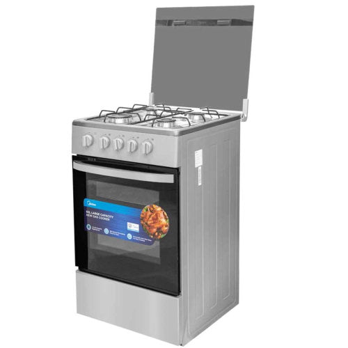MIDEA 50X50 4 BURNERS GAS COOKER WITH GRILL