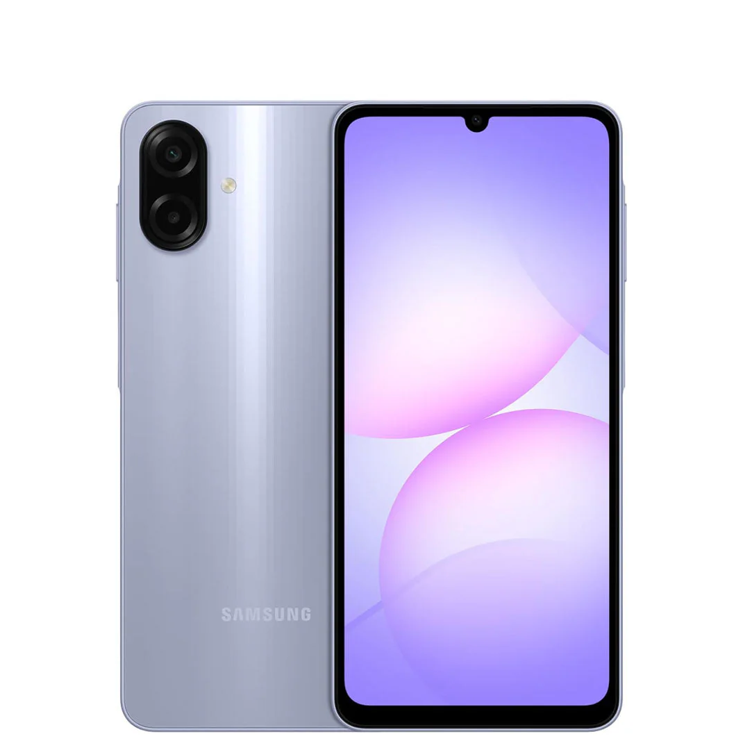 SAMSUNG GALAXY A075F/DS A07 64GB 4GB RAM + FREE CAR PHONE HOLDER & BACK COVER- LIGHT VIOLET