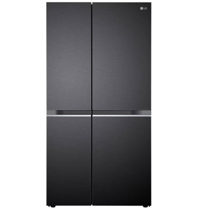 LG 674L SIDE BY SIDE FRIDGE MATTE BLACK