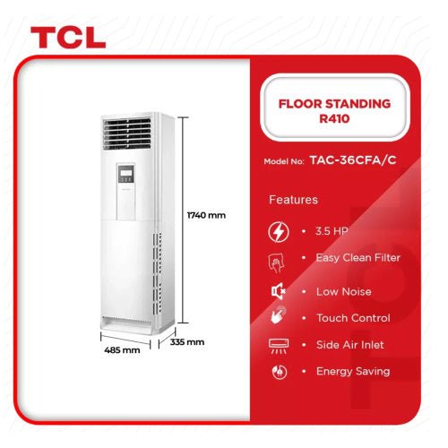 TCL 3.5HP R10 FLOOR STANDING AIR CONDITION - CompuGhana